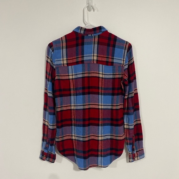 American Eagle Plaid Classic Fit Flannel - Picture 7 of 8